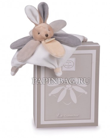 Игрушка-комфортер развивающая "Крольчонок Doudou", 22 см (подарочная коробка) Игрушка-комфортер развивающая "Крольчонок Doudou", 22 см (подарочная коробка)